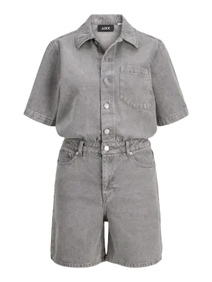 JXFILLIPA SS PLAYSUIT DNM Light Grey Denim