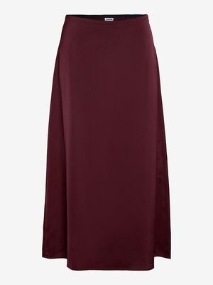 NMSAPHIRA NW SATIN SKIRT Vineyard Wine