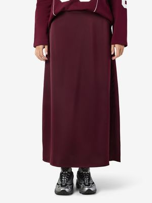 NMSAPHIRA NW SATIN SKIRT Vineyard Wine