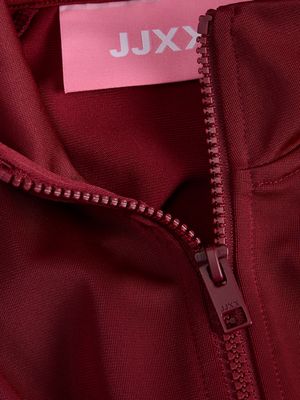 JXCIARA PIPING SLIM HIGHNECK ZIP SWT Cabernet
