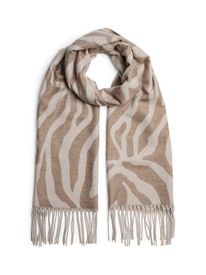 PCELIN LONG SCARF NOOS BC Silver Lining/GREIGE