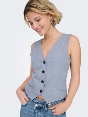 ONLLINDA S/L MEL FIT WAISTCOAT TLR NOOS Vintage Indigo/MELAN
