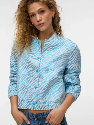 VMZITTA LS JAQUARD BOMBER LX EXP Dresden Blue/JACQUAR