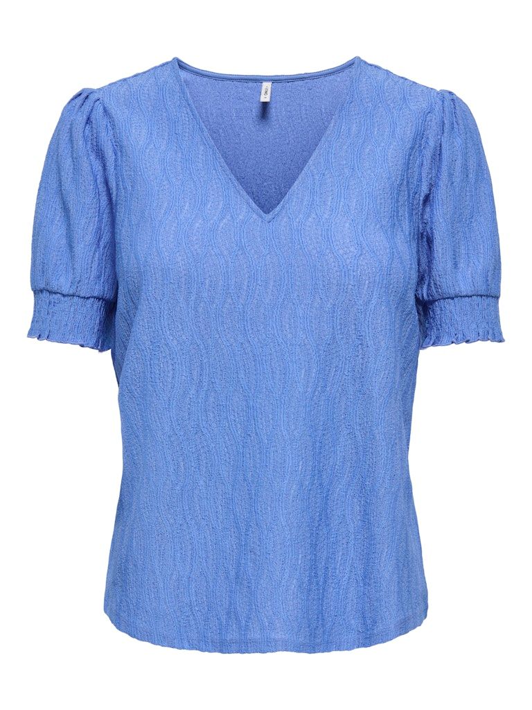 ONLDIANA S/S V-NECK TOP CS JRS Ultramarine