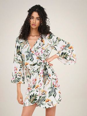 JDYSEZEN LIFE 7/8 SHORT DRESS WVN NOOS Cloud Dancer/03-25-2