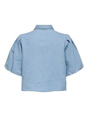 ONLULEA SS DNM SHIRT QYT Light Blue Denim