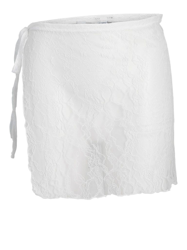 JXLIA LACE HIP SCARF JRS EXP LN Vanilla Ice