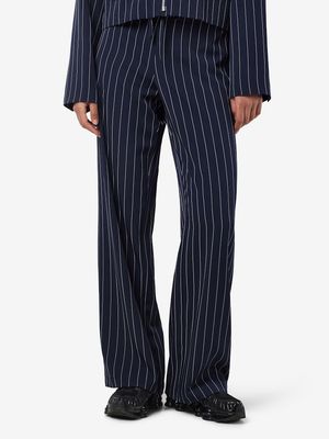 NMELLA NW PINSTRIPE PANTS FWD Navy Blazer/WHITE