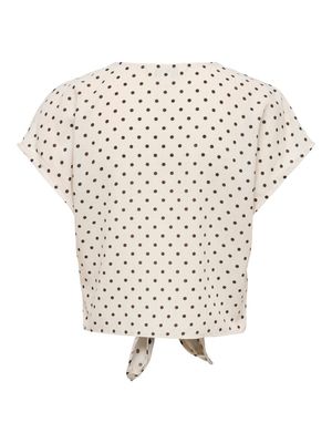 ONLEMMIA SS KNOT SHIRT PNT Pumice Stone/DELICIO