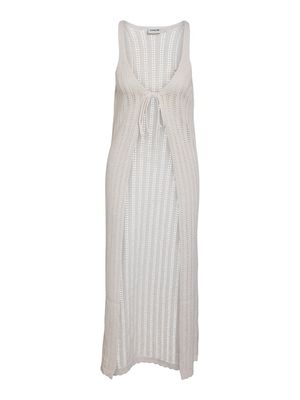 NMLAIKA S/L V-NECK KNIT WAISTCOAT FWD Birch