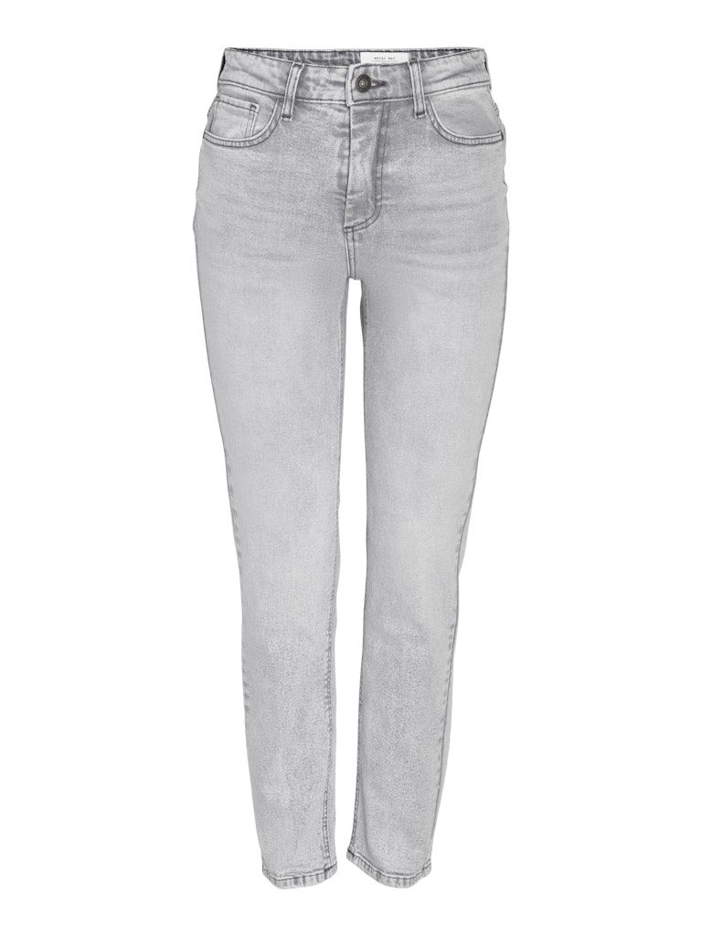 NMMONI HW STRAGHT ANK JEANS AZ277LG NOOS Light Grey Denim