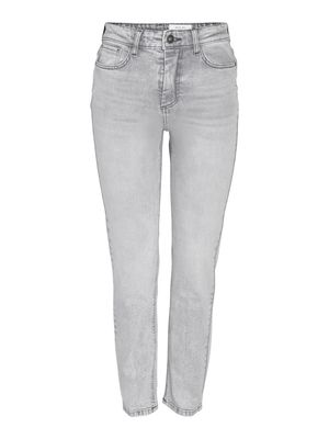 NMMONI HW STRAGHT ANK JEANS AZ277LG NOOS Light Grey Denim