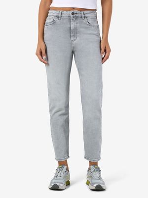NMMONI HW STRAGHT ANK JEANS AZ277LG NOOS Light Grey Denim