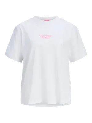 JXTIME SS LOOSE TEE TG JRS Bright White-COFFEE TIME