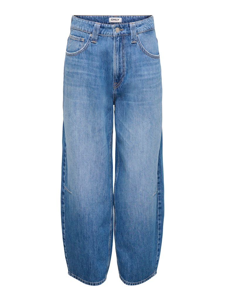 ONLFRANKIE HW ANK BARREL DNM DOT548 NOOS Medium Blue Denim