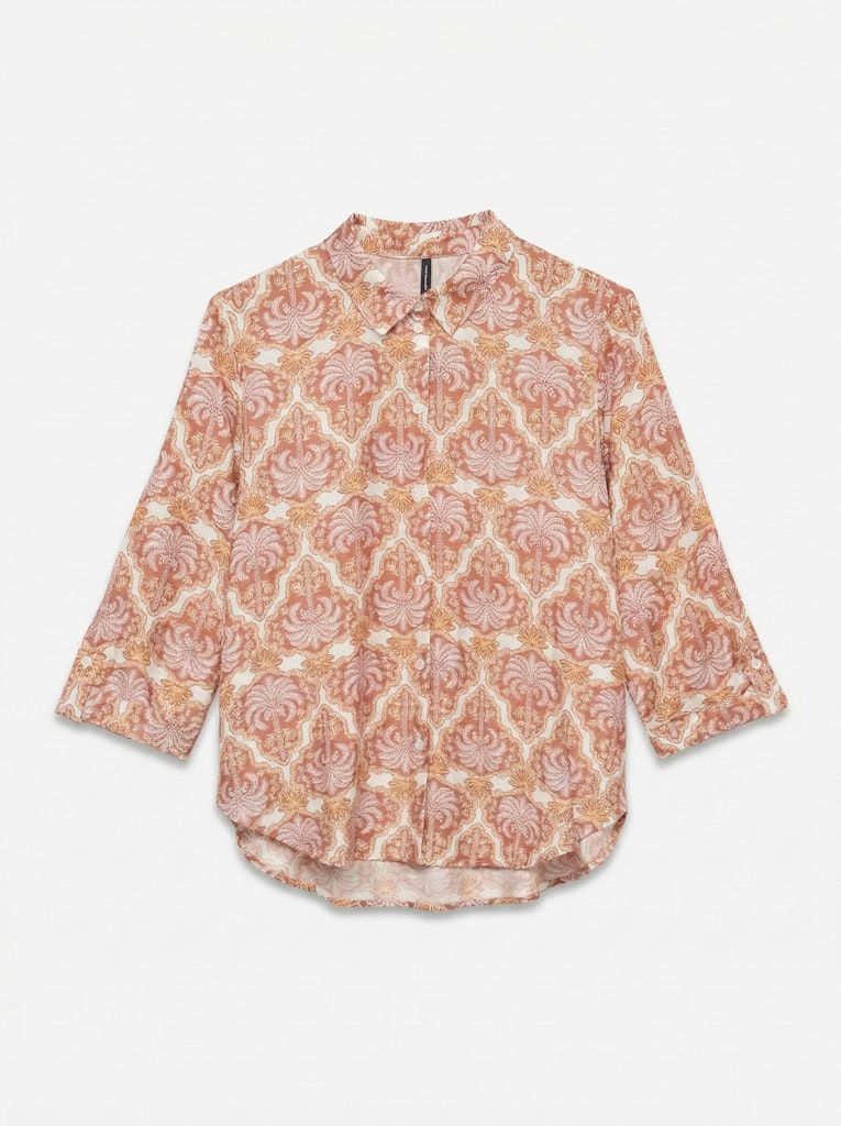 VMEVELIJN 3/4 SHIRT EXP Snow White-LANGOUSTINO PALM