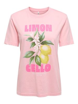 ONLLUCY MONJA S/S TOP JRS NOOS Rosy Touch/Strawberr