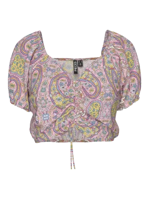PCNYA SS NEW TOP WVN BC Pink-A-Boo/Boheme