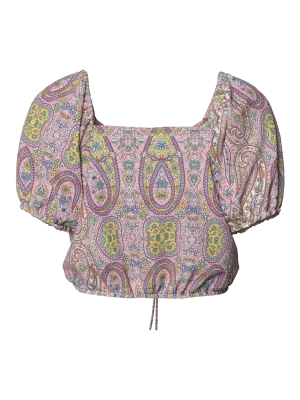 PCNYA SS NEW TOP WVN BC Pink-A-Boo/Boheme