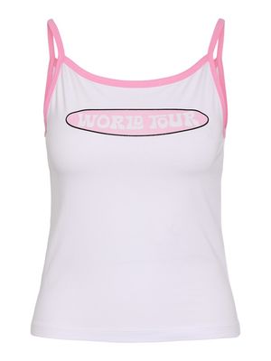 NMKATINKA S/L TOP JRS FWD Bright White/WORLD T