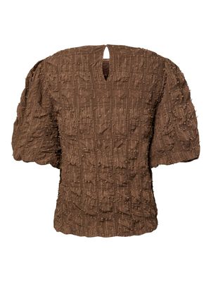 PCPENNY 2/4 TOP PWP WVN Chicory Coffee