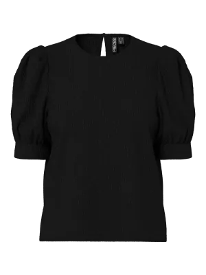 PCJAMAL 2/4 O-NECK TOP NOOS JRS BC Black