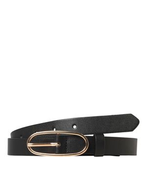 JXJESSICA PU BELT ACC LN Black/W. GOLD
