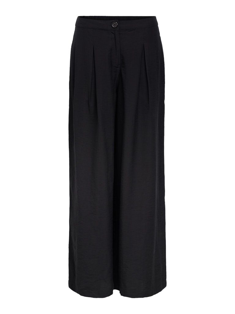 OBJYUI LONG WIDE PANTS E AW FAIR 25 Black
