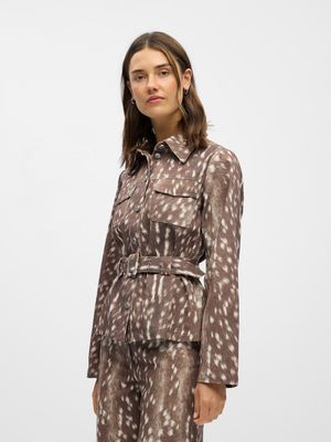 OBJBELMA L/S RE SHIRT E AW FAIR 25 Cocoa Brown/Cloud da