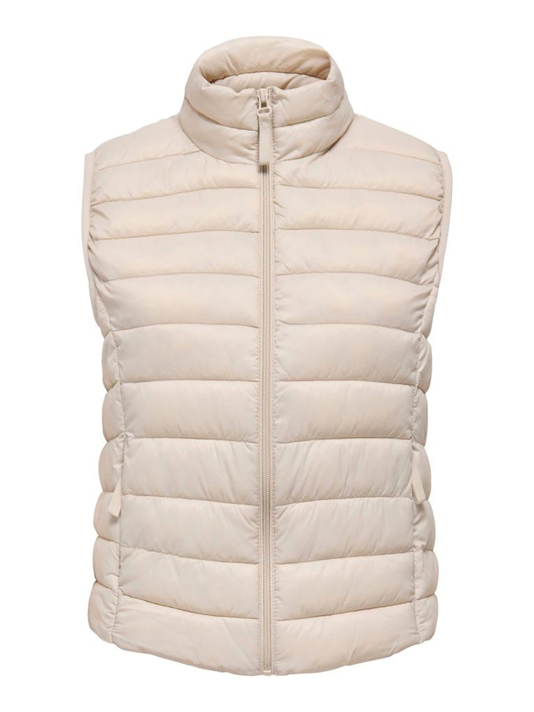 ONLTAHIA LW QUILTED WAISTCOAT OTW NOOS Pumice Stone