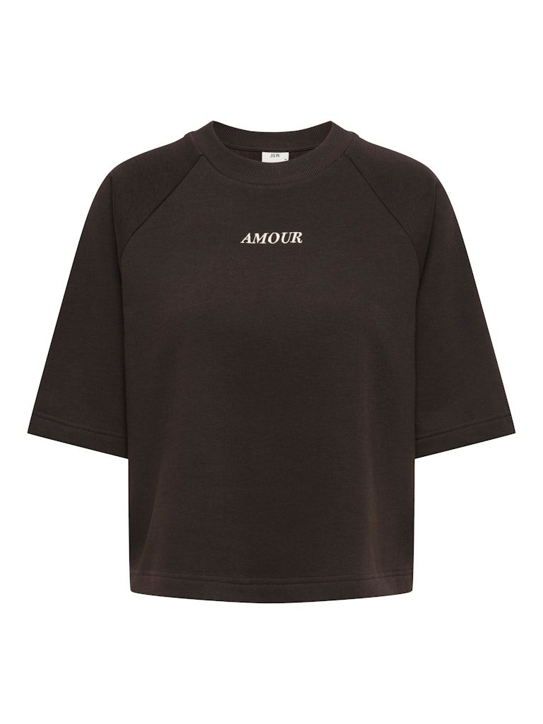 JDYOLIVIA 2/4 SWEATSHIRT JRS NOOS Chocolate Torte/CREM