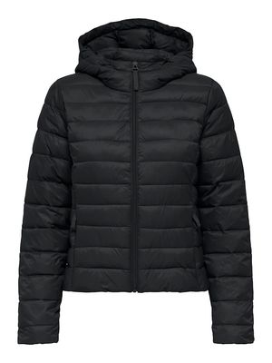 ONLTAHIA LW QUILTED HOOD JKT NOOS OTW Black
