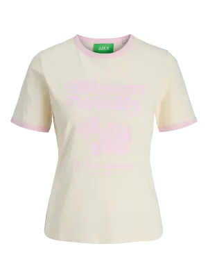 JXRINGER REG SS PRINT TEE JRS Vanilla Ice/BLOOM WI