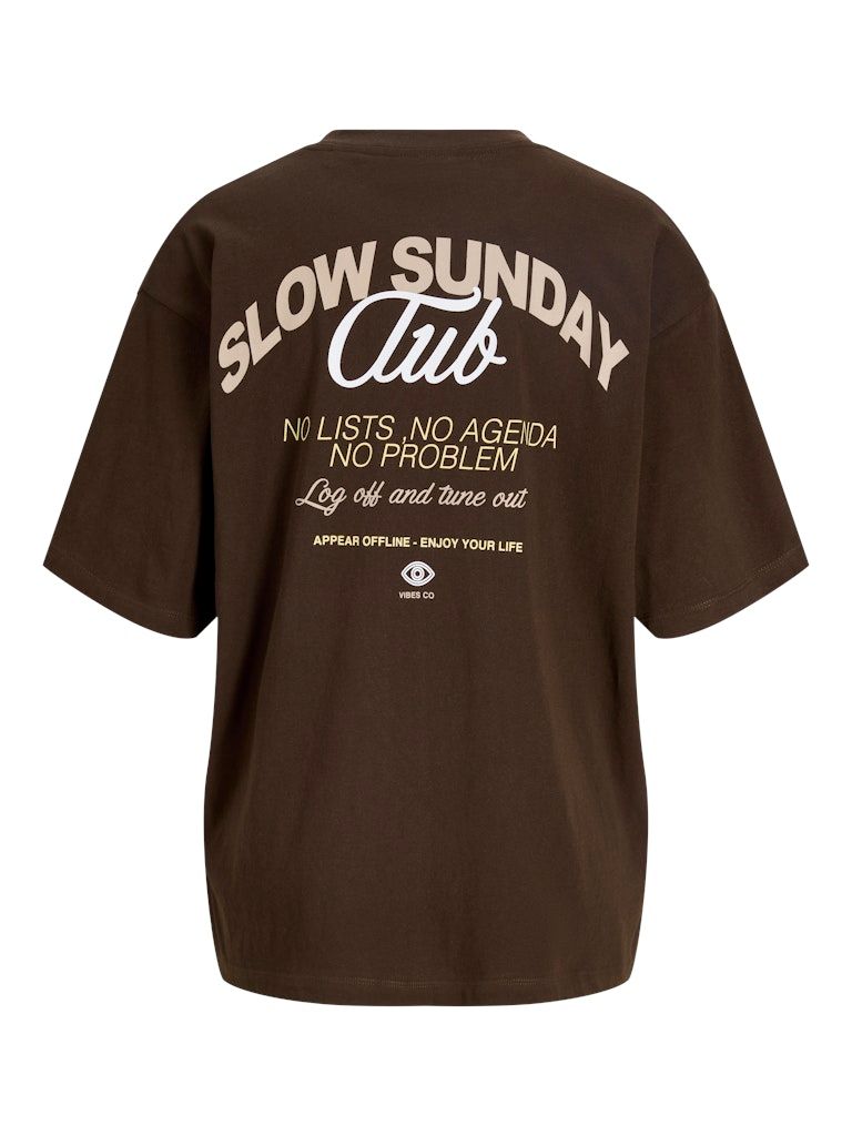 JXMILLOW LOOSE SS TEE JRS  STYDSS26 Demitasse-SLOW SUNDAY