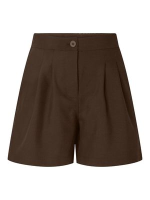 PCBOSELLA HW PLEATED SHORTS NOOS BC Hot Fudge