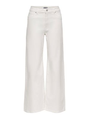 ONLMADISON-SILLE HW WIDE POCKET PANT PNT Bright White