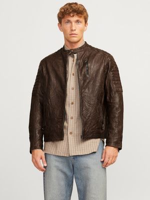 JJERICHARD LEATHER JACKET NOOS Brown Stone