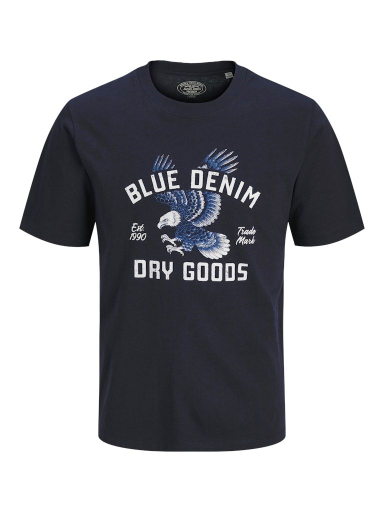 JPRBLUDAVID GRAPHIC SS TEE STYD SS26 Dark Navy