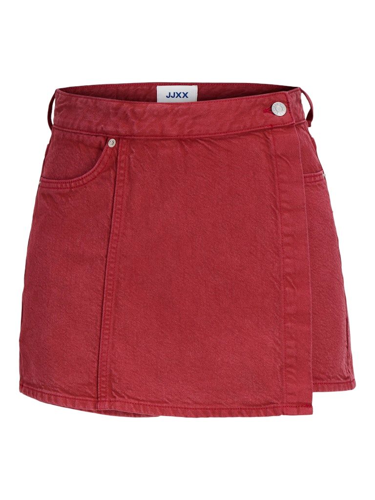 JXGRETA LEA HW SKORT DNM LN Scarlet Sage