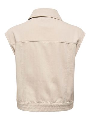 ONLISA DREW HERRINGBONE WAISTCOAT OTW Pumice Stone