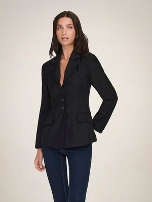 JDYSADIE L/S FITTED BLAZER TLR Black