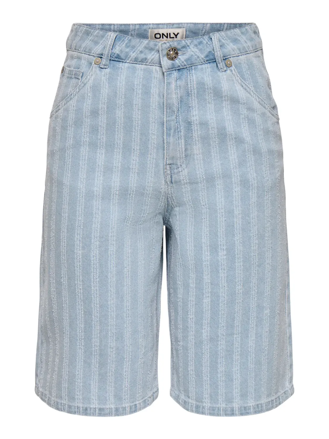 ONLCRISTA MATE JAQUARD DNM SHORTS Q Light Blue Denim