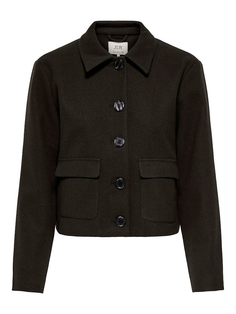 JDYCALLIE SHORT JACKET OTW HAB NOOS Chocolate Torte