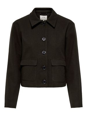 JDYCALLIE SHORT JACKET OTW HAB NOOS Chocolate Torte