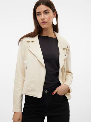 VMJOSE SHORT FAUX SUEDE JACKET GA NOOS Birch