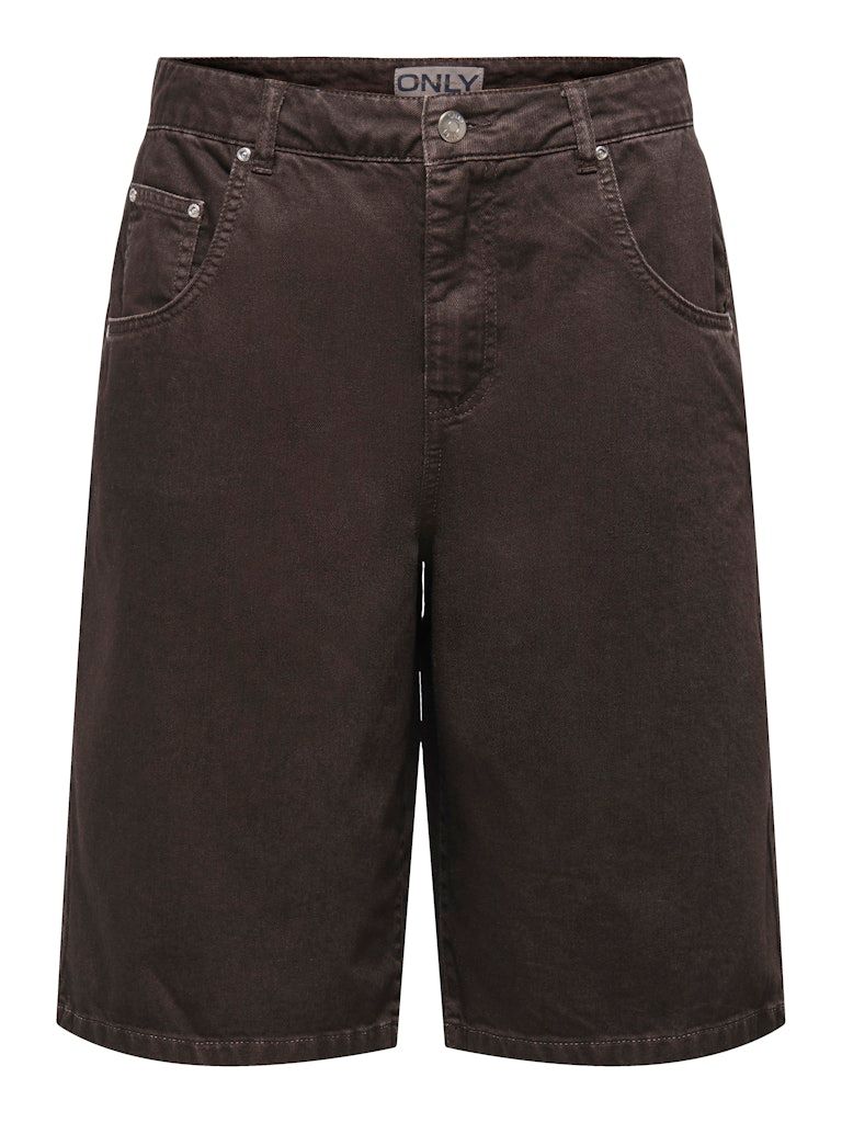 ONLMATE-SILLA REG BAGGY LONG SHORTS PNT Coffee Bean