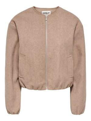 ONLTRILLION L/S BALLOON BOMBER PNT NOOS Mocha Meringue/MELAN
