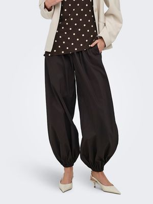 JDYFRANKIE MW BALLOON PANT WVN NOOS Chocolate Torte