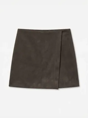 VMHAZEL MW SHORT WRAP SKORT Chocolate Torte