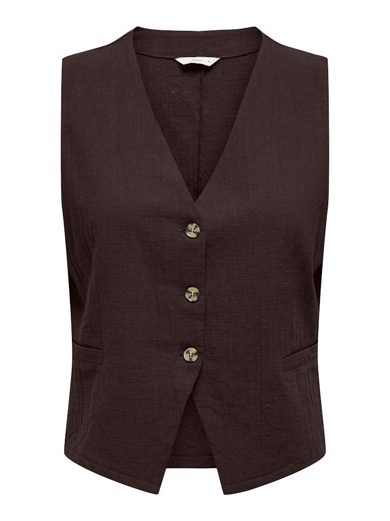 ONLTIZANA COTTON VEST TOP WVN NOOS Chocolate Torte
